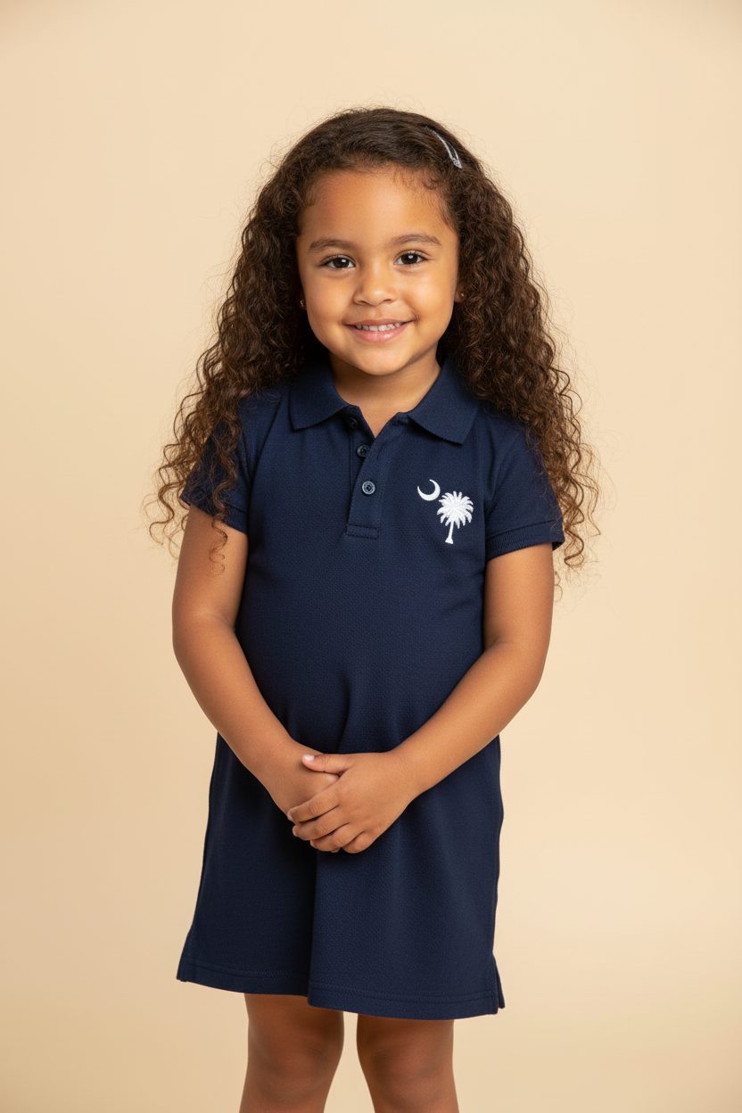 Palmetto State Dress - Beige Background