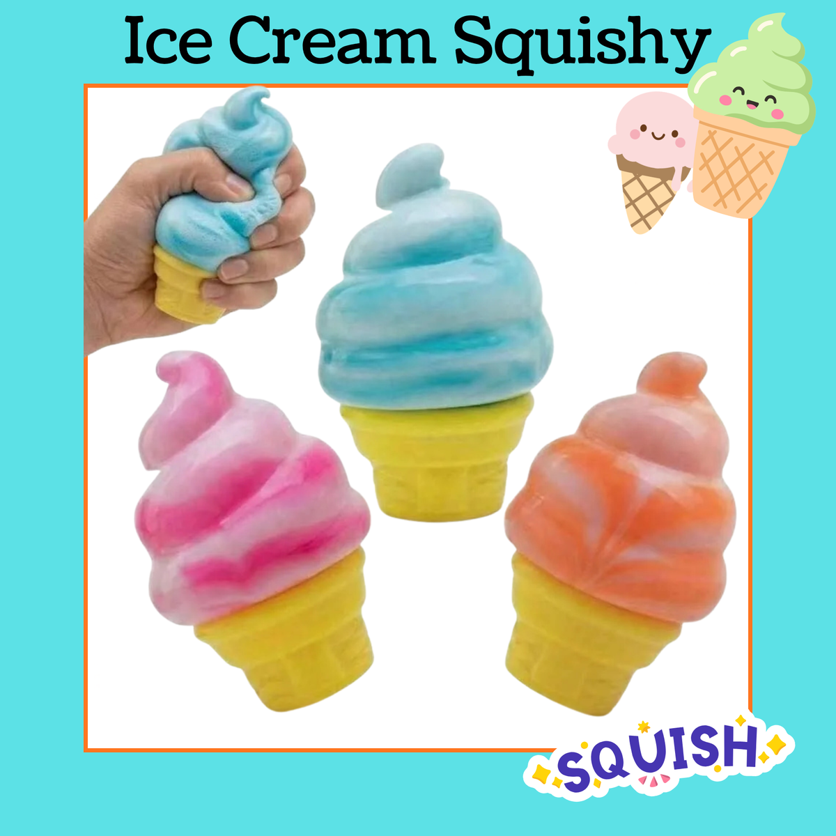 Novelty Ice Cream Squishy Toy | Southern Belle & Beaus – Southern
