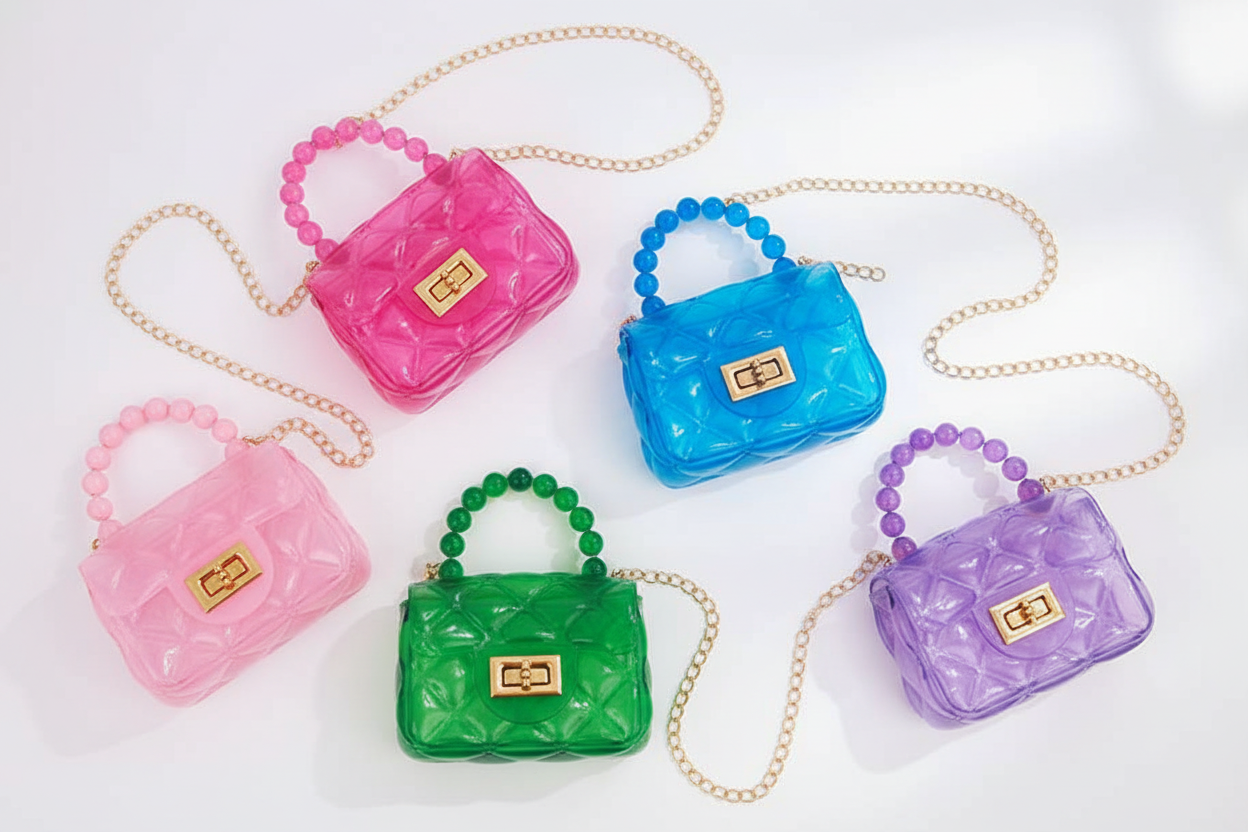 Clear Jelly Crossbody Purse Hero - All Colors