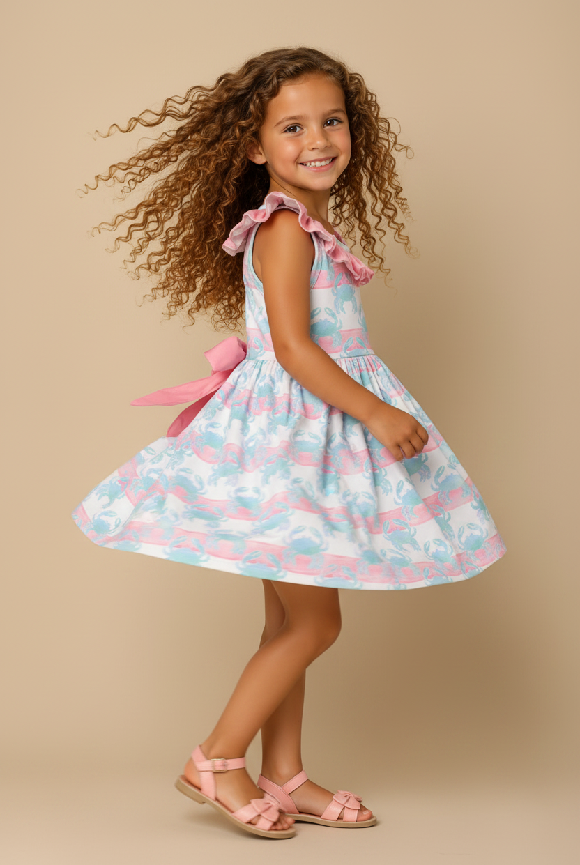 Dockside Darlin' Dress - Twirl Pose