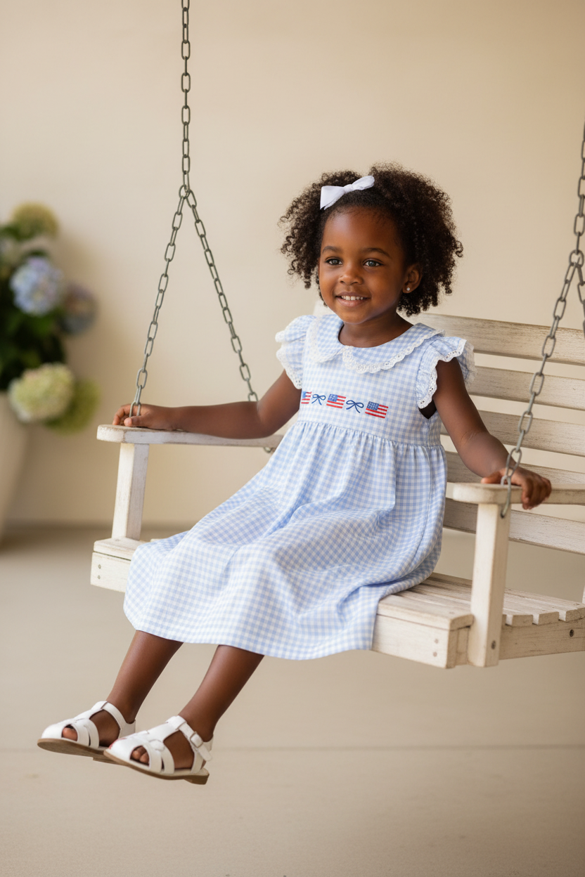 Liberty Lace Dress - Porch Swing