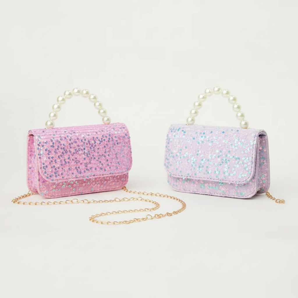 Shimmer Sequin Purse Hero - Pink & Lavender
