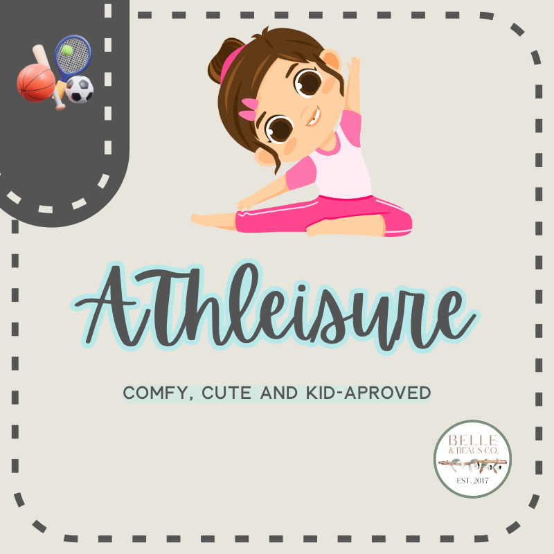 Athleisure collection for kids – comfy, cute, and kid-approved activewear from Southern Belle & Beaus.