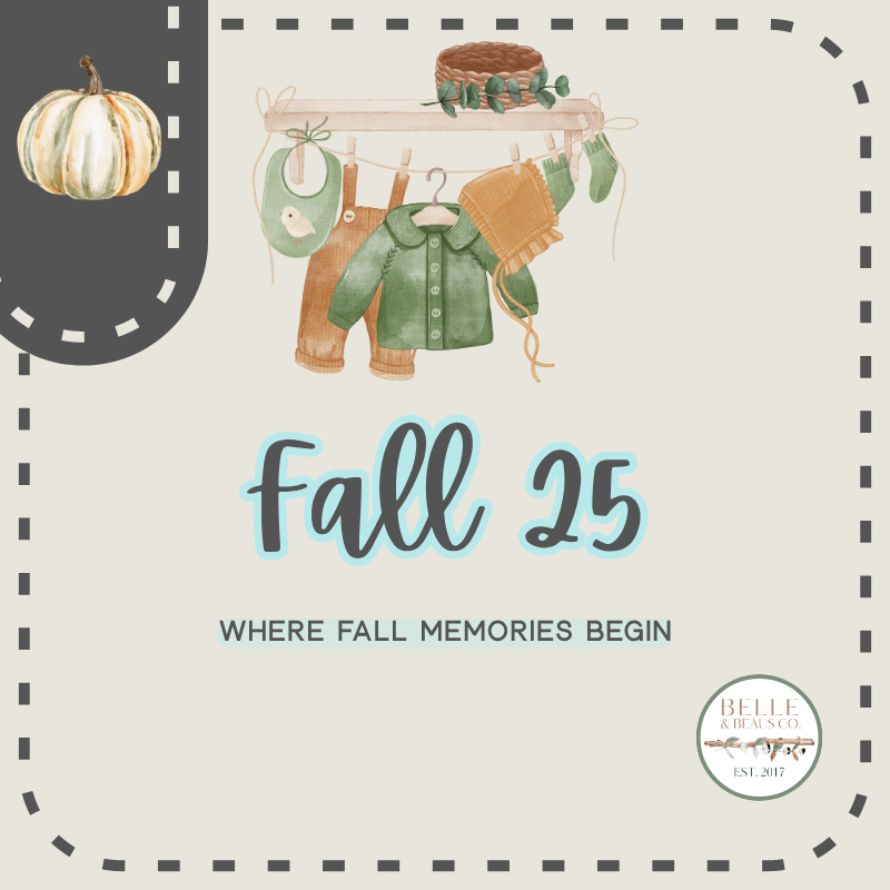 Southern Belle & Beaus Fall 25 Collection – boutique kids’ clothing, sibling sets, baby girl dresses, and toddler boy outfits for autumn 2025