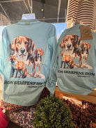 “Iron Sharpens Iron 🪓” Christian T-shirt — faith-inspired unisex tee from Southern Belle & Beaus