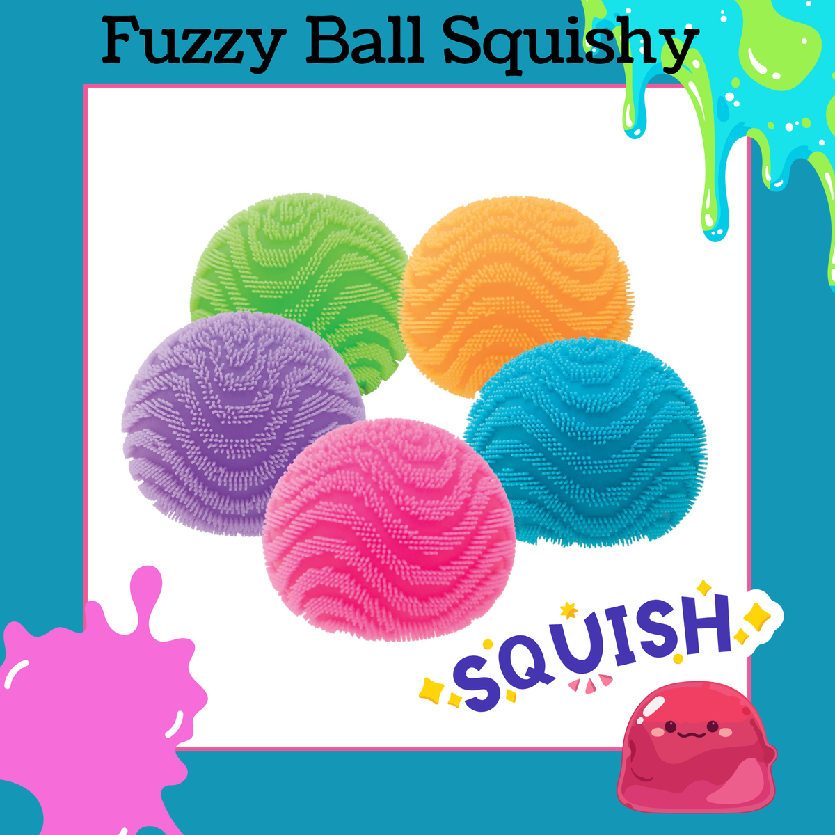 Novelty Fuzzy Ball Squishy | Southern Belle & Beaus – Southern Belle ...