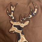 Close Up Camo Deer Embroidery