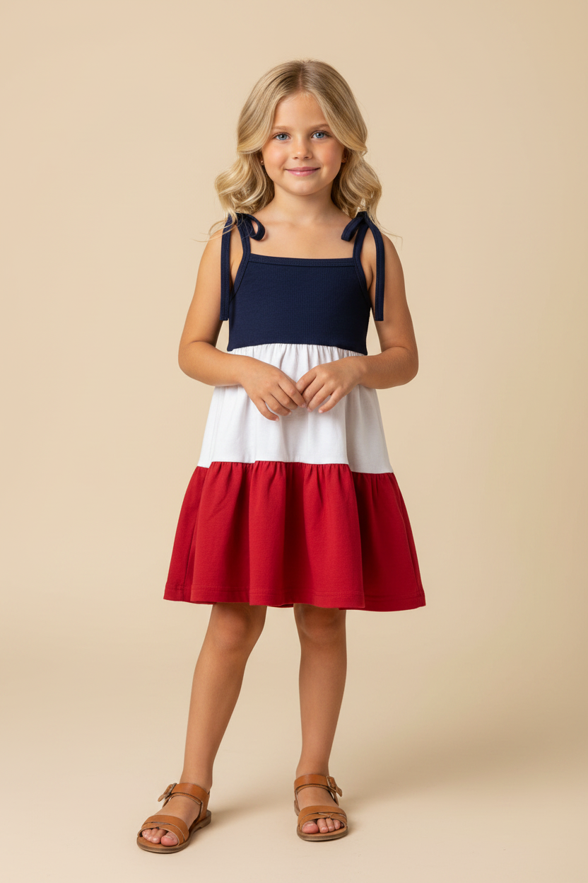 Girl Sundress Model