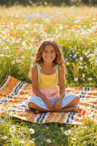 I Scream Colorblock Dress - Flower Field