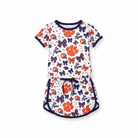 Orange Crush girls Tigers skort set boutique flat lay white background