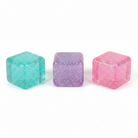 Promo Glitter Cube Squishy in Teal, Purple and Pink