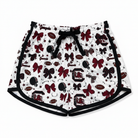 Glory to Garnet women's athletic skort Gamecocks print boutique flat lay white background