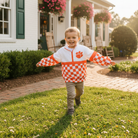 Orange Checkered Windbreaker Lifestyle