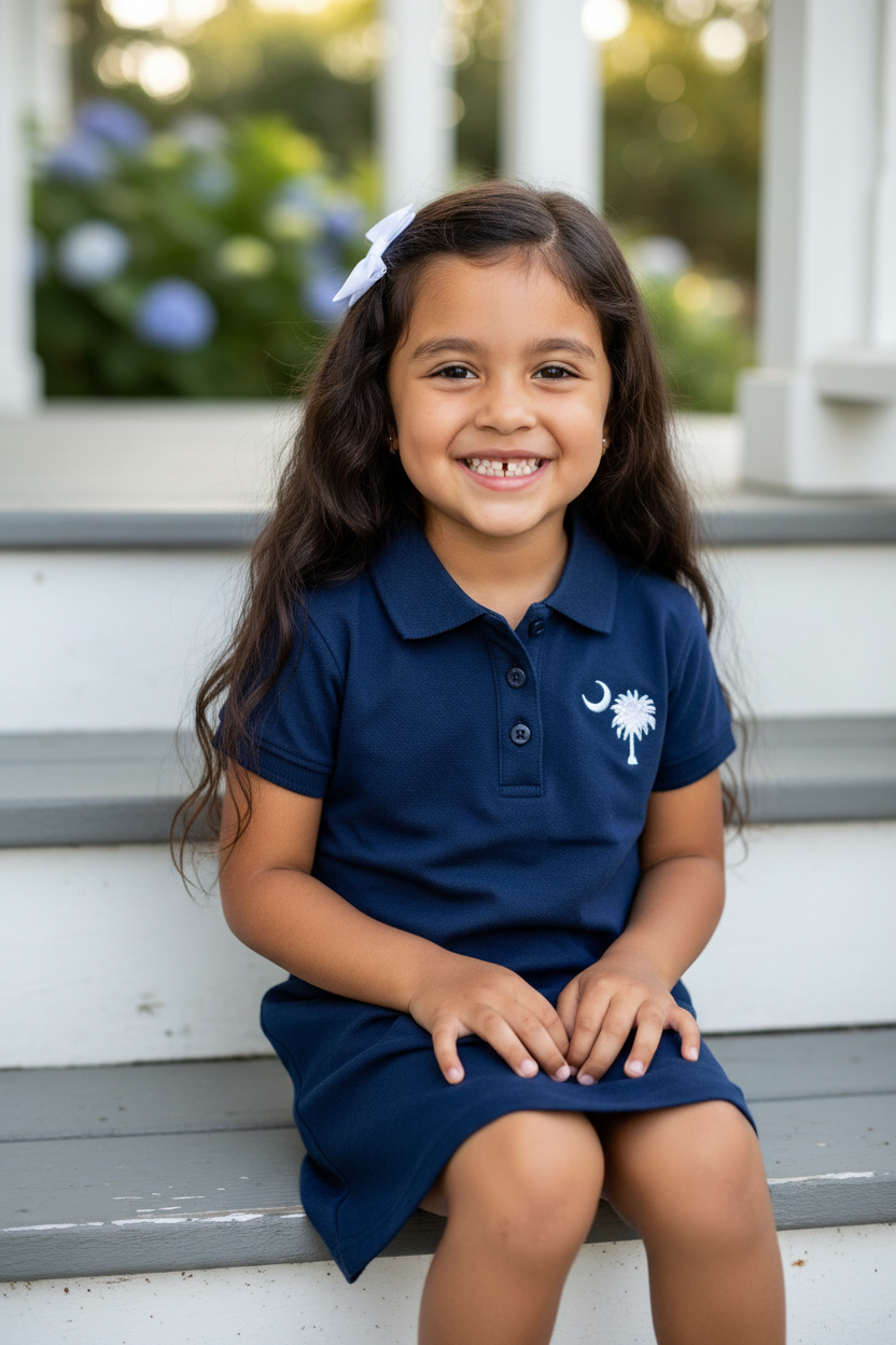 Palmetto State Dress - Porch Steps