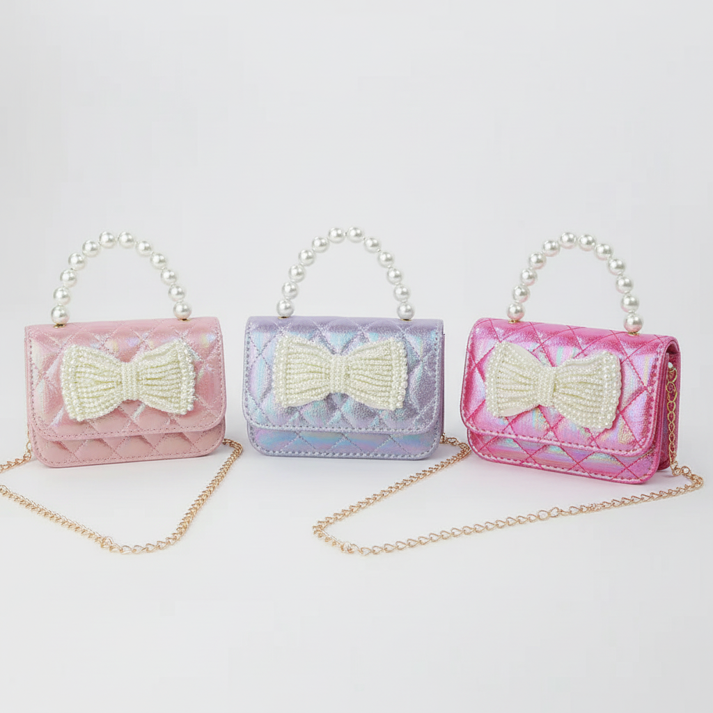 Pearl Bow Purse Hero - All Colors