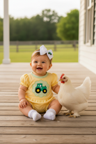 Porch with chicken