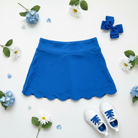 Royal Blue Athletic Skirt Flat Lay
