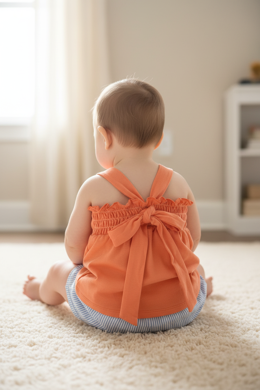 Shoreline Sands - Back View, No Lace on Bloomer