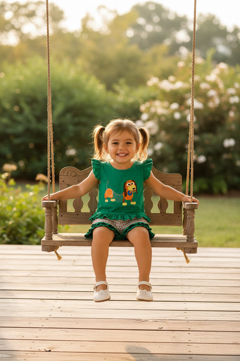Stretchin' Thru Girl Lifestyle 2 - Porch Swing
