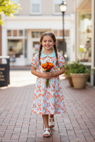 Sweet Clementine Dress - Sidewalk