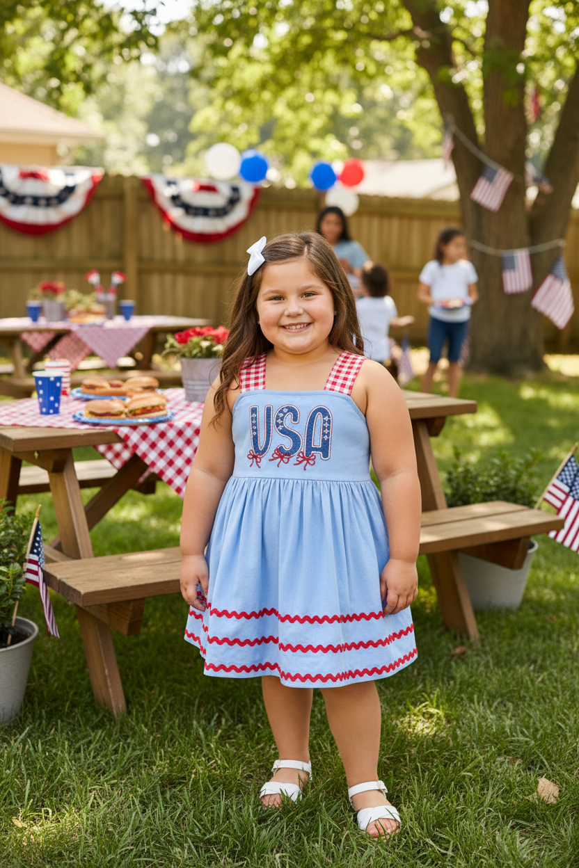 USA Dress - Fourth of July Cookout